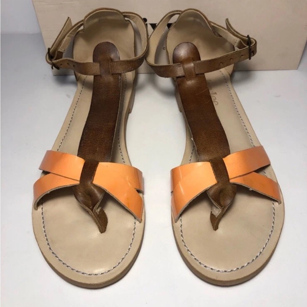 Ivy Lee Alexa Leather Sandals 41 / 10 New
